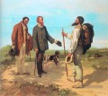 La réunion Bonjour Monsieur Courbet Réaliste réalisme peintre Gustave Courbet